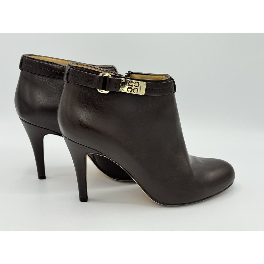 COACH BIANCA SOFT CALF CHESTNUT 8.5 Rare Chestnut Brown Leather.